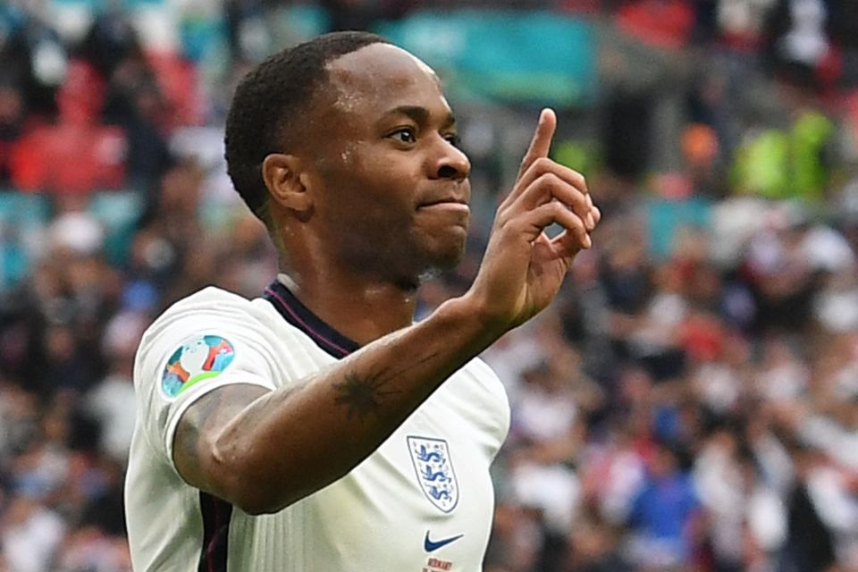 Raheem Sterling has shone for England at Euro 2020