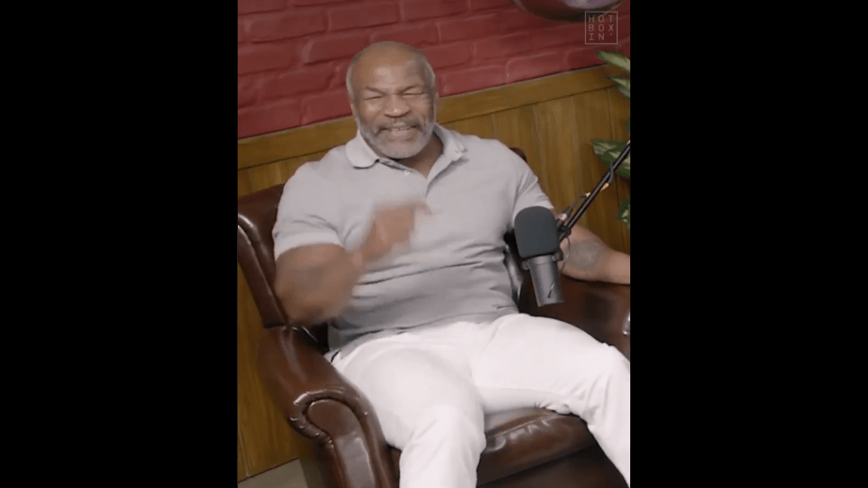 Tyson revelled in the violent video of Wilder beating up a bully in an Los Angeles gym