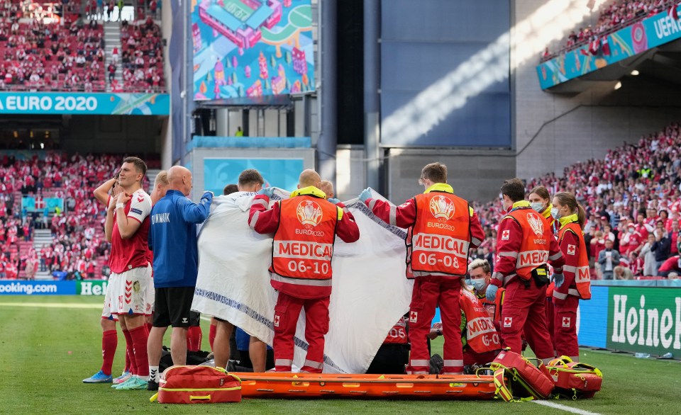 The incident left football fans all over the world distressed but he thankfully survived after being given CPR on the pitch