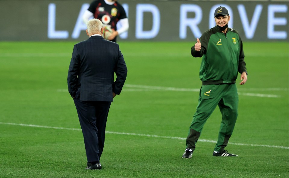 Head coaches Rassie Erasmus and Warren Gatland will pit their wits against one another in Cape Town