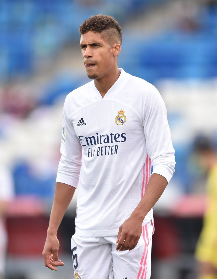 Varane has one year left on his current Madrid deal but is set to join the Red Devils