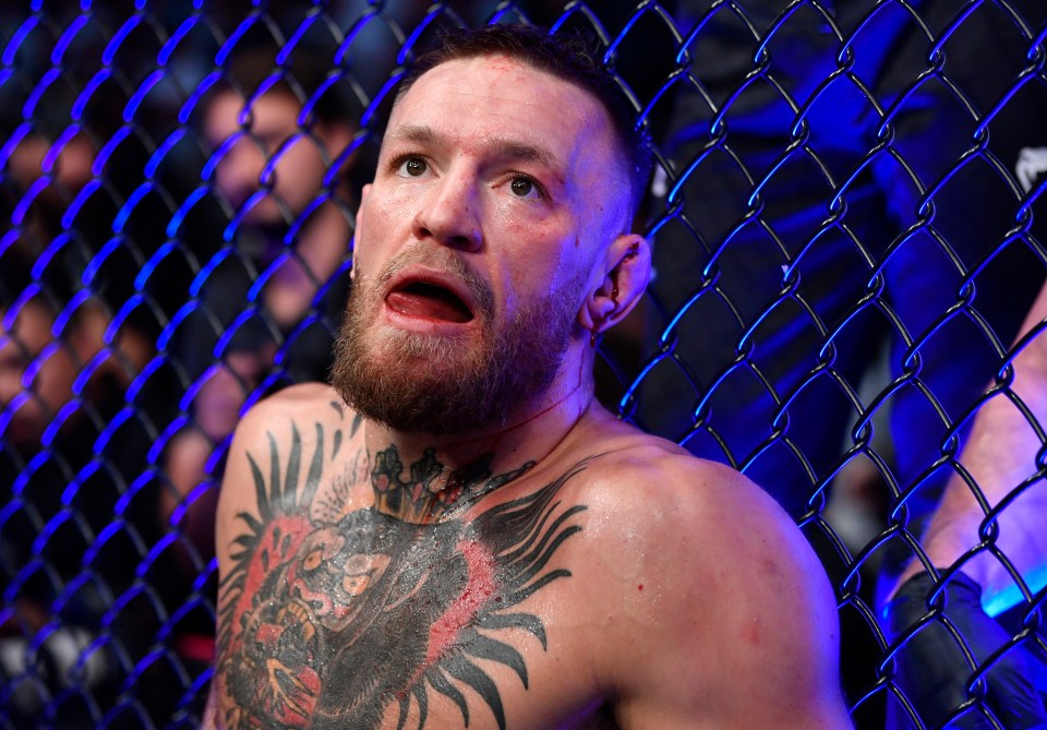 McGregor hasn't fought in the UFC since breaking his leg against Dustin Poirier in 2021