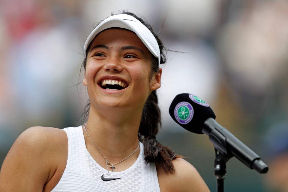 Raducanu enjoyed a dream run at Wimbledon, although it ended on a disappointing note