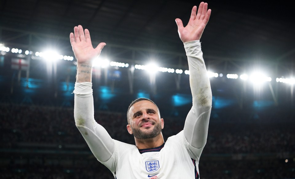 Walker played 599 minutes of football at Euro 2020 Walker and committed just one foul and was dribbled past only once