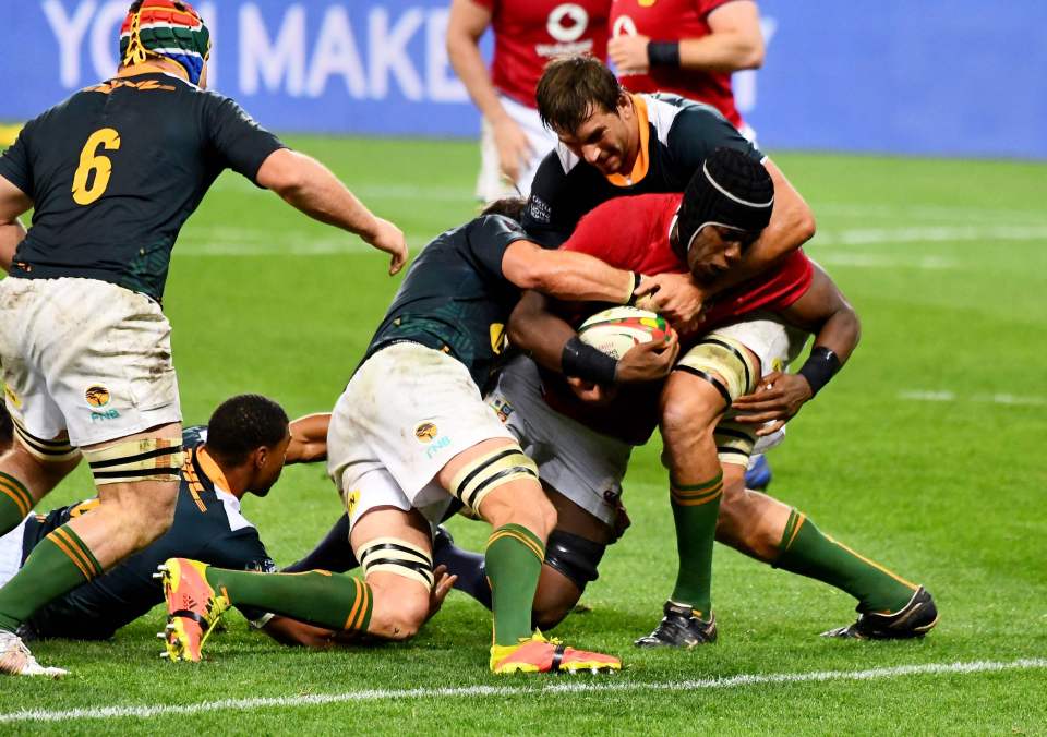 South Africa have named a physical side for the opening Test against the British and Irish Lions