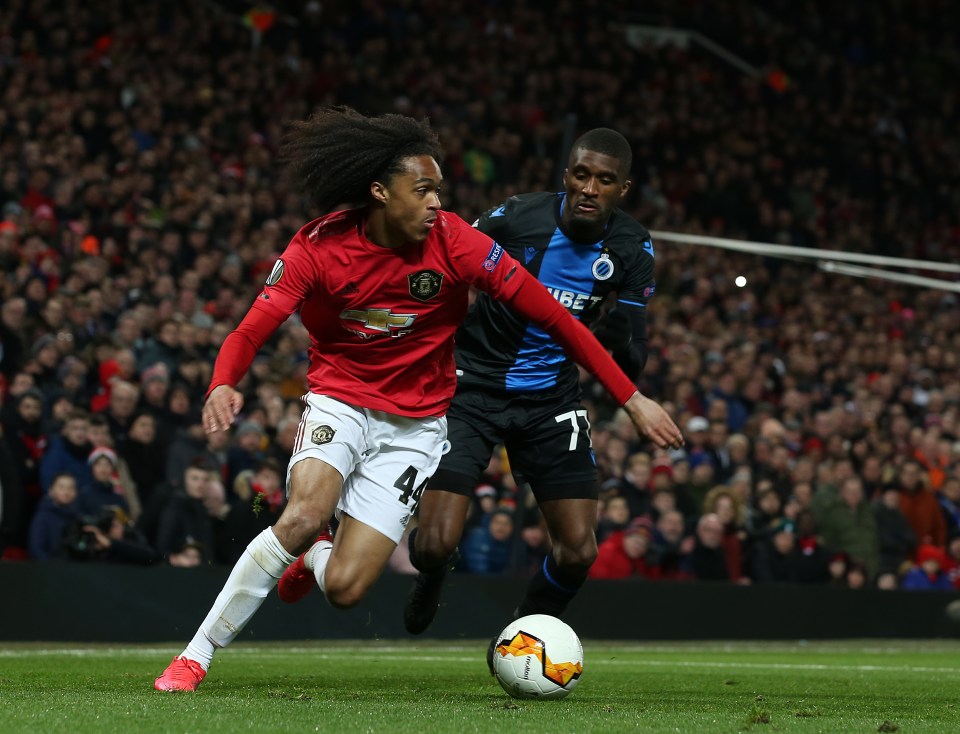 Chong has made 16 first-team appearances for Man United
