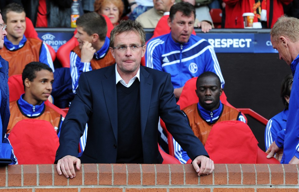 Rangnick is returning to the Old Trafford touchline where he once coached with Schalke