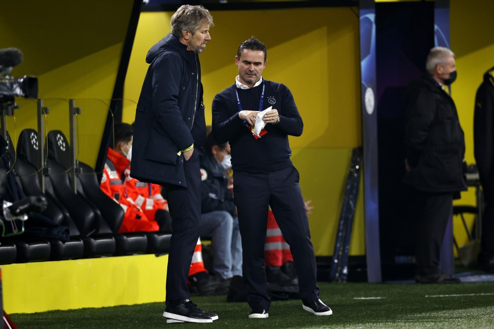 Along with Edwin van der Sar, Overmars helped build an Ajax side that reached the Champions League semi-finals in 2019 and they may be about to do it again