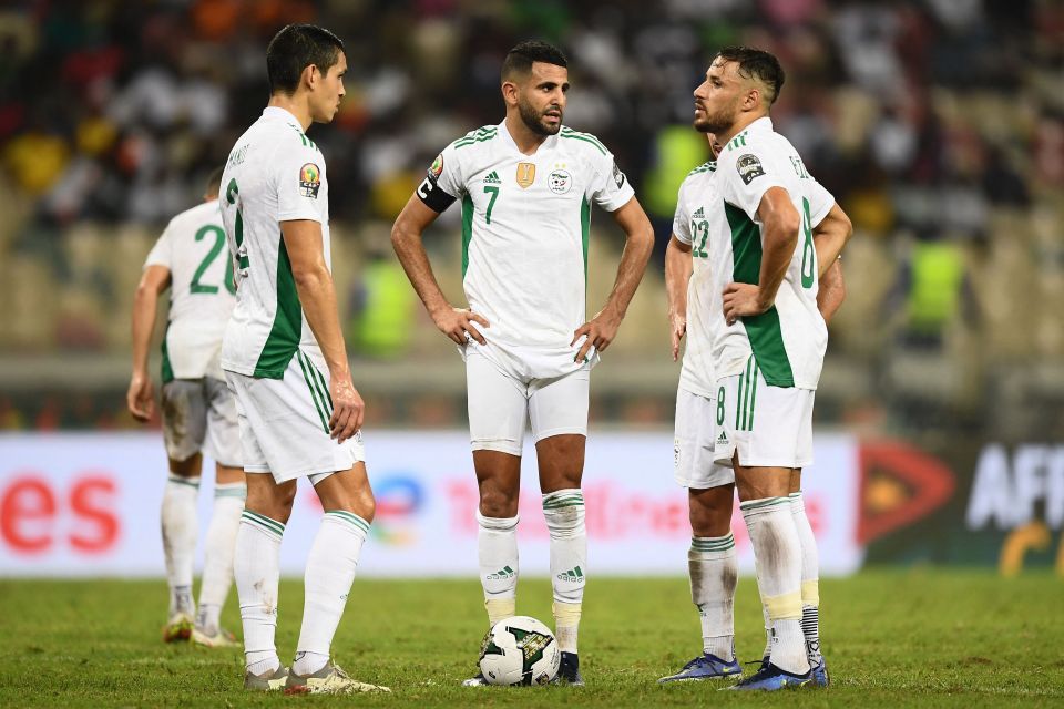 An absolutely disastrous evening for Algeria