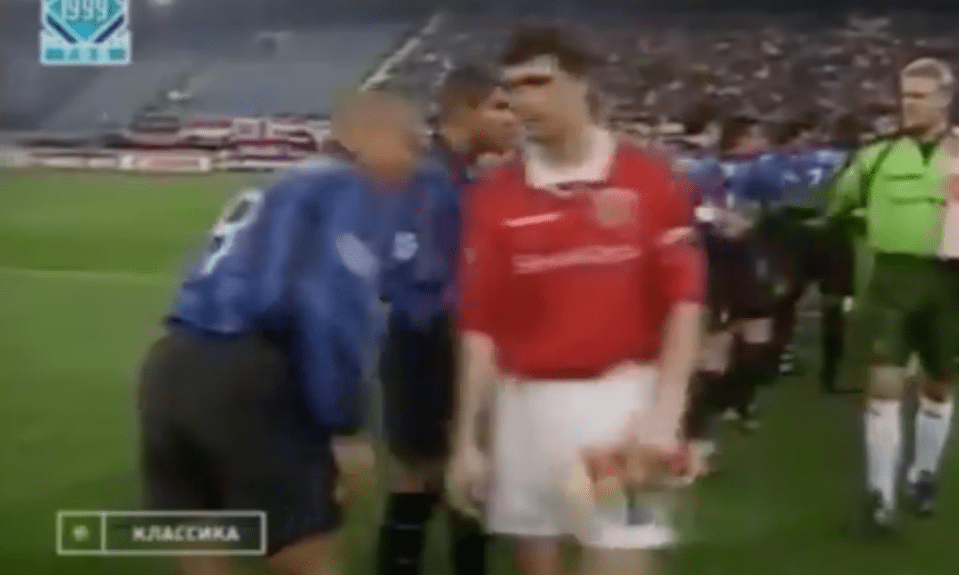 Keane was in no mood to wait for a handshake