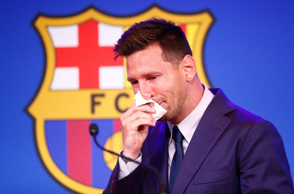 Messi's departure from Barcelona left the club in tatters