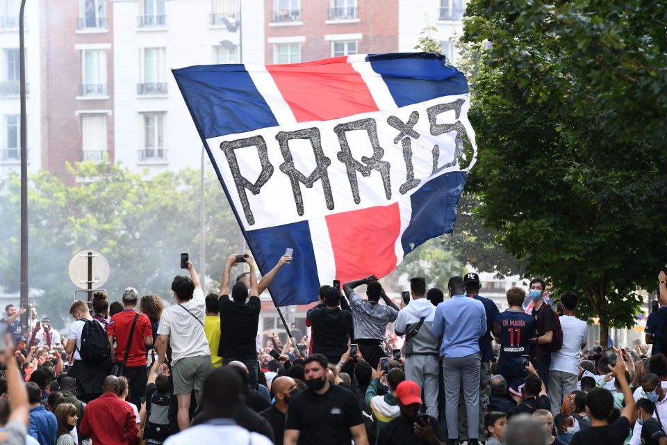 Jubilant supporters chanted Messi's name