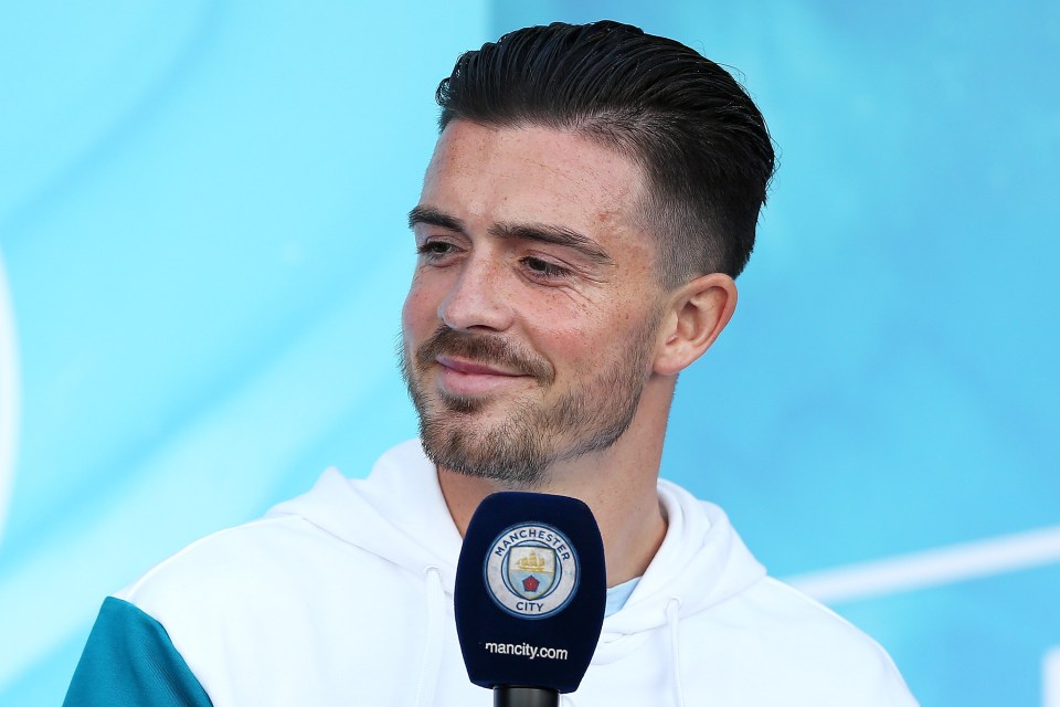 Grealish, 25, couldn't hide his delight at making the move to the reigning Premier League champions