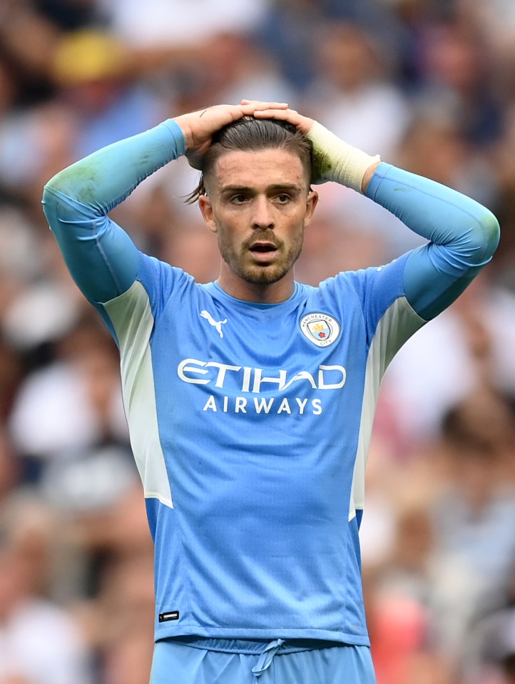 Grealish made his Premier League debut for City against Spurs on Sunday