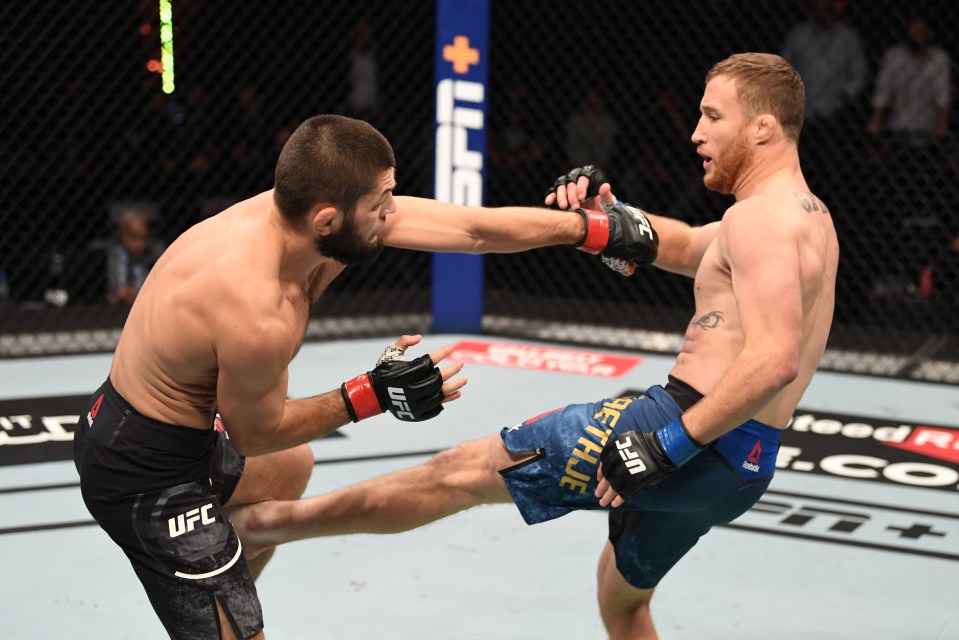 Gaethje gave it his all, but in Khabib's final fight, he was crowned the champion