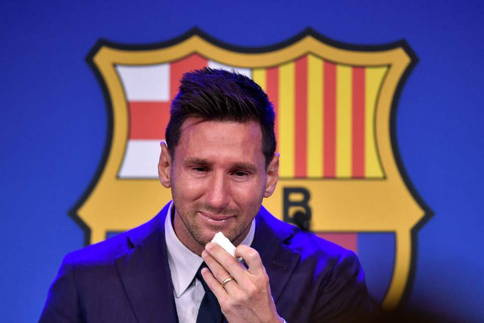 Messi bid farewell to Barcelona over the weekend in a tearful press conference as he ended his long association with the club and Grealish knows how he feels