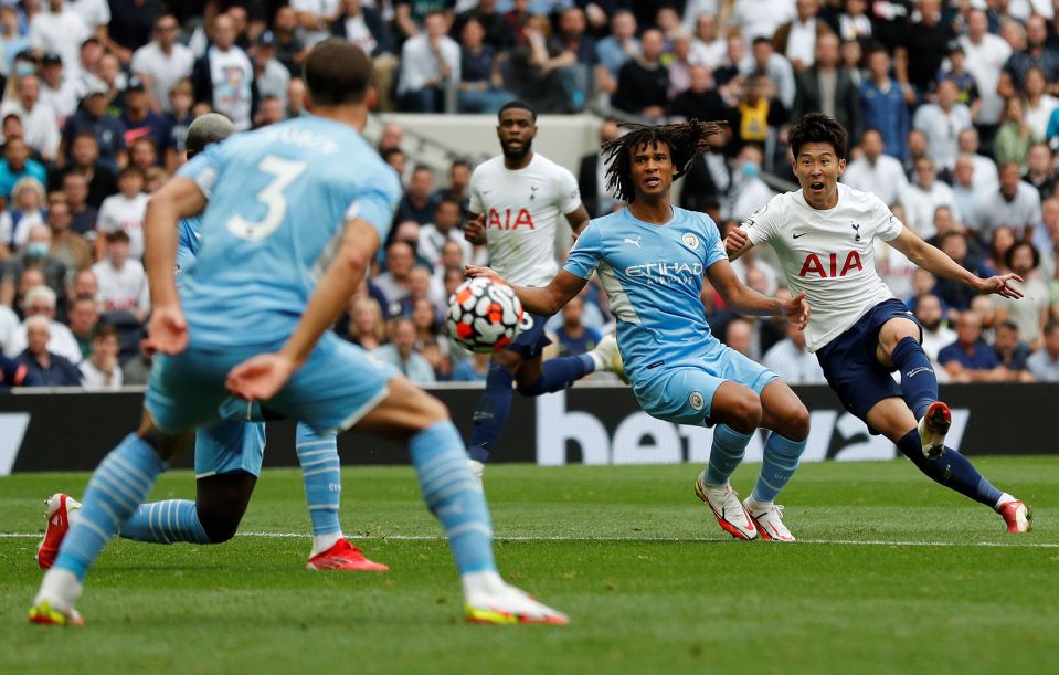 Son struck in the second half