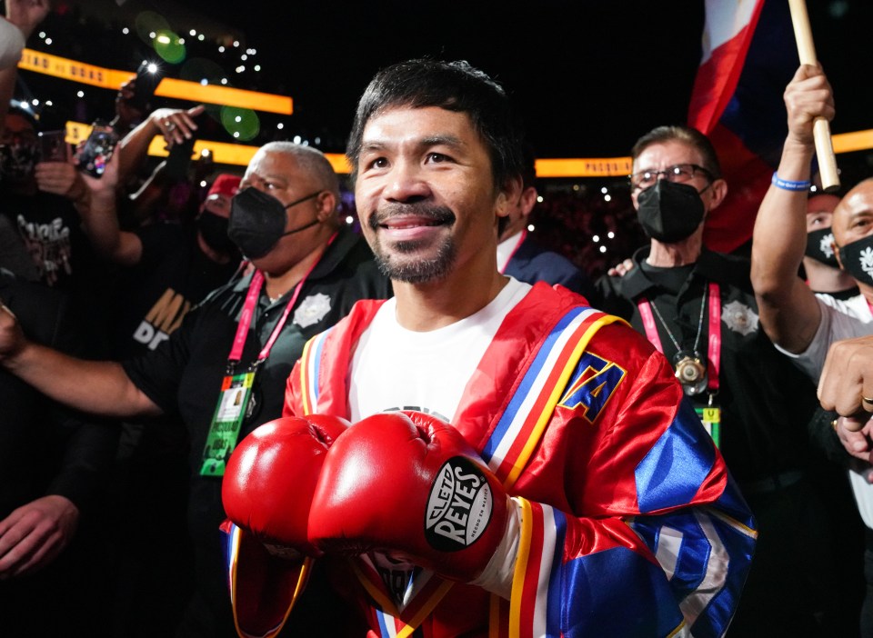 Pacquiao is an eight-weight world champion and true boxing legend