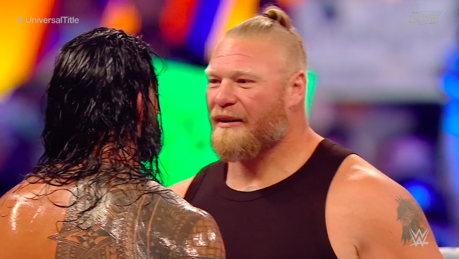 Brock Lesnar targeted Roman Reigns right away