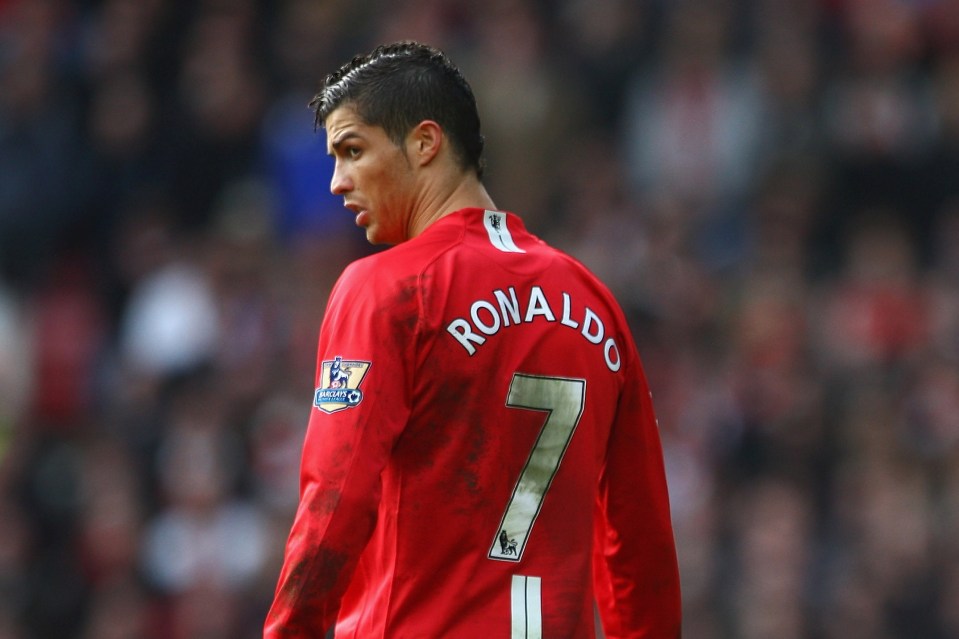 Ronaldo joined a list of United legends who have worn No.7