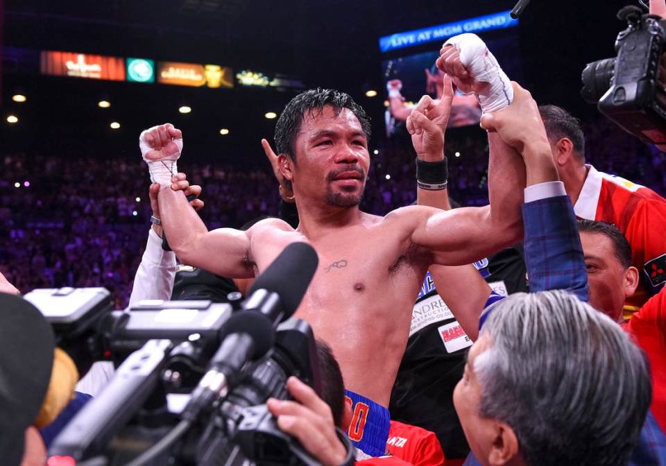 Pacquiao will go down as one of the greatest boxers of all time