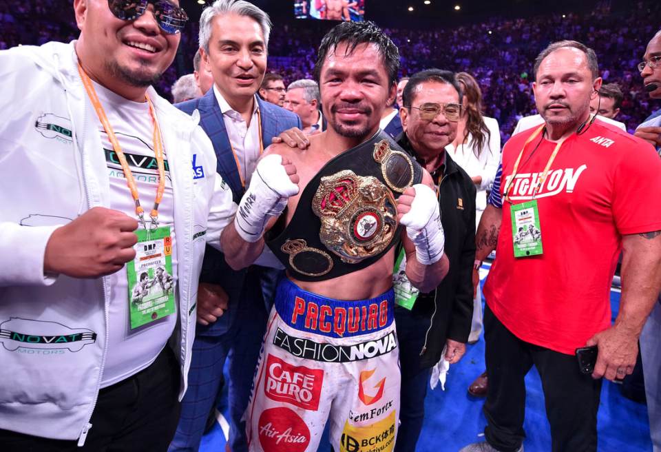 Pacquiao is one of the all-time greats of the sport
