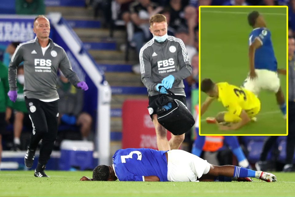Fofana suffered a serious leg injury against Villarreal