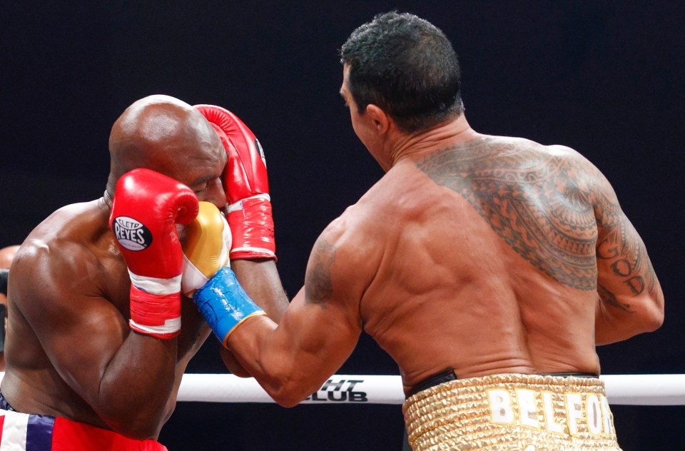The fight was a tough watch