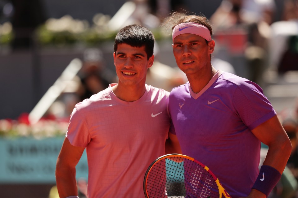 Alcaraz has been compared to Nadal