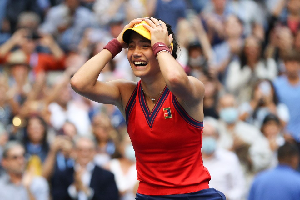 Raducanu shocked the world when she came from nowhere to win at Flushing