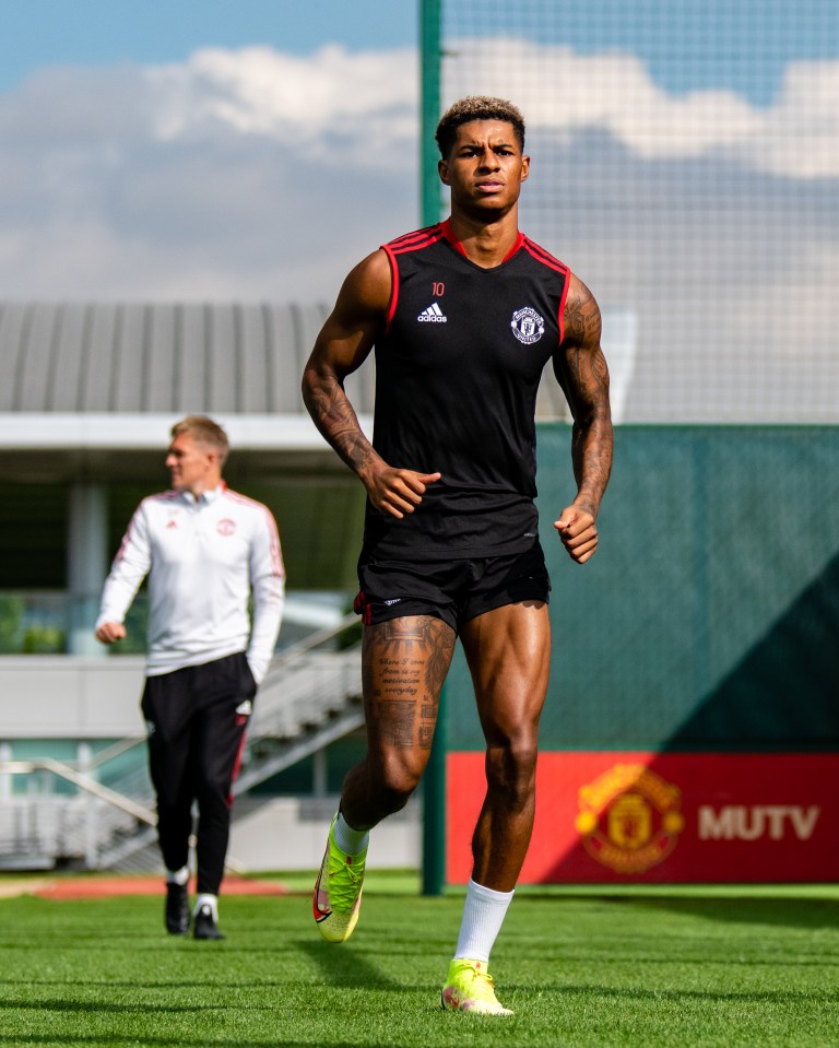 Rashford returned to light training in September and could be back soon
