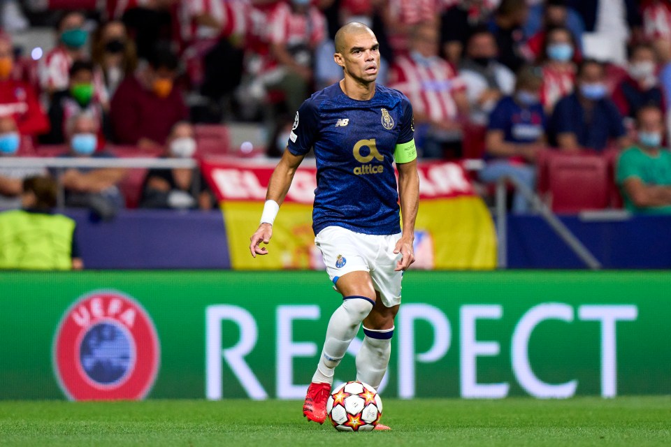 Porto defender Pepe earned rave reviews in the Champions League last season