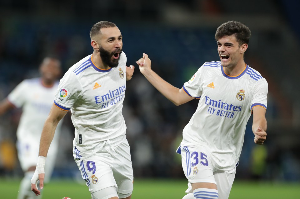 Benzema also got on the scoresheet
