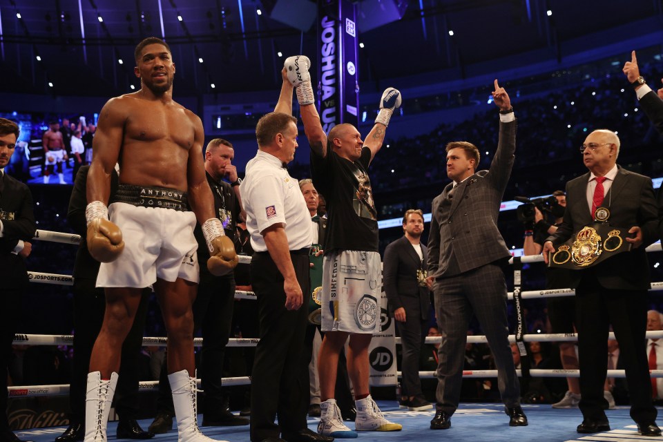 AJ lost his titles to Usyk at the Tottenham Hotspur Stadium