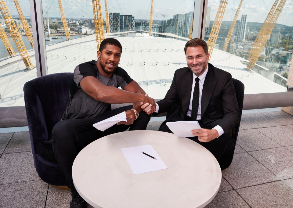 Joshua and Hearn are plotting a possible interim fight, but AJ does not want an easy opponent
