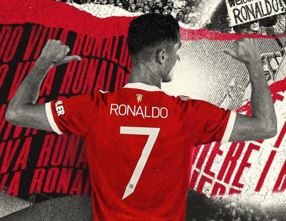 CR7 is officially back at Man United with Ronaldo given his famous old No.7 shirt
