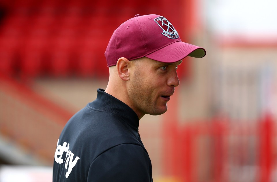 Harder is West Ham Women's manager and is aided by Konchesky