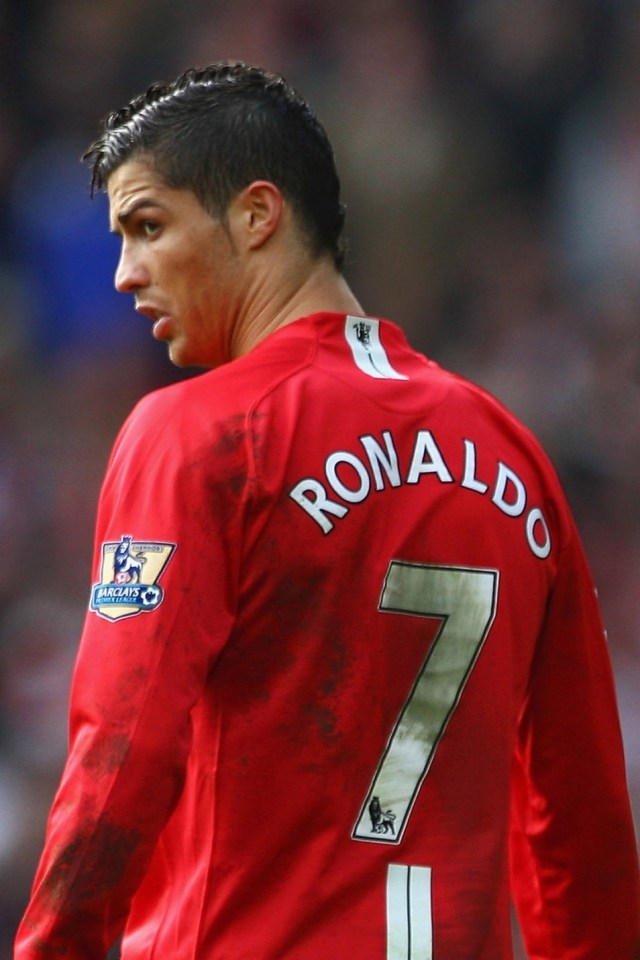 Ronaldo relished the pressure of the No.7 jersey from day one
