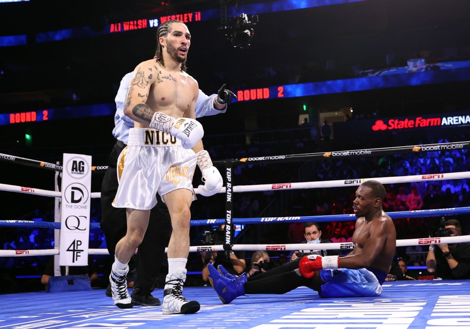 Nico Ali Walsh has been wowing fans with his displays in his early boxing career