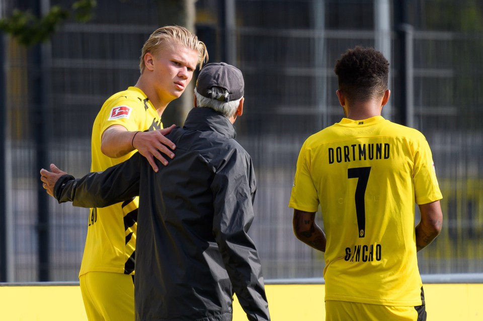 Favre formed a team of young stars with Haaland and Sancho at the forefront