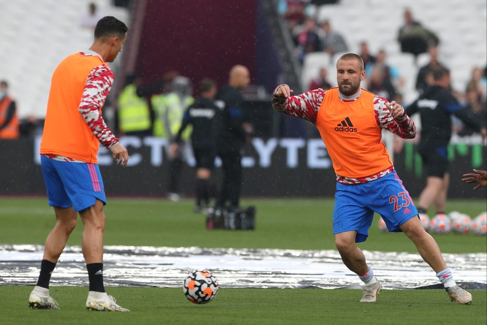 Shaw is one of the first names on a star-studded team sheet for United and England