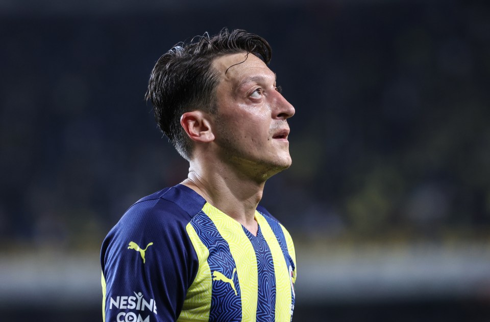Ozil joined Fenerbahce in January 2021 but had his contract mutually terminated over the summer