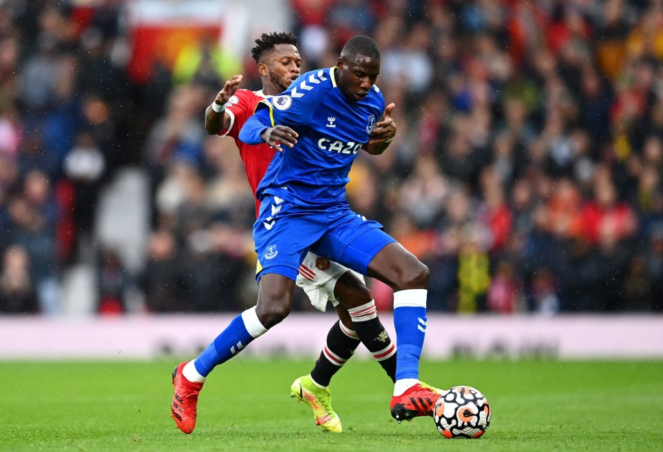 United’s midfielders struggled to handle Doucoure who was constantly dangerous in possession