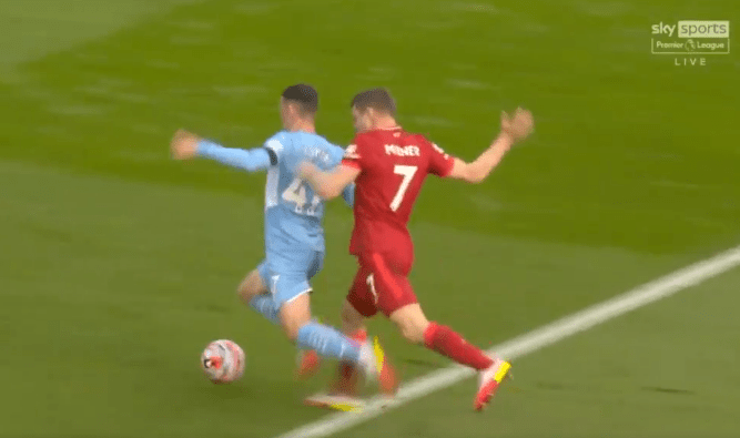 Did the contact continue inside the box?