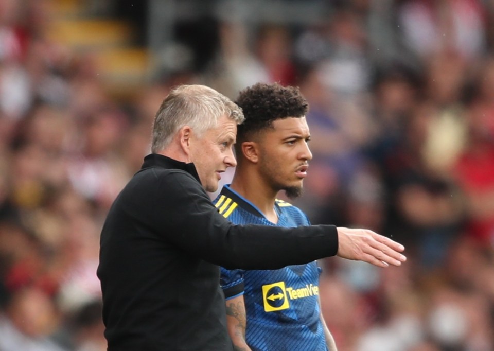 Sancho has found game time hard to come by at Man United