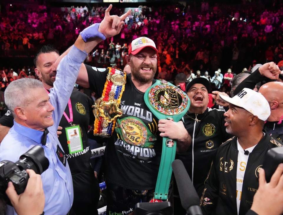 Fury is the WBC heavyweight champion