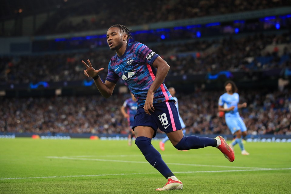 Nkunku has been one of the very few shining lights for RB Leipzig this season