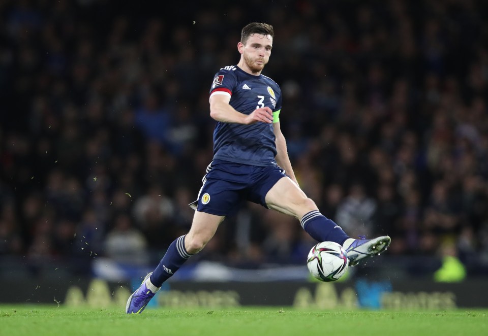 Robertson was excellent against Denmark