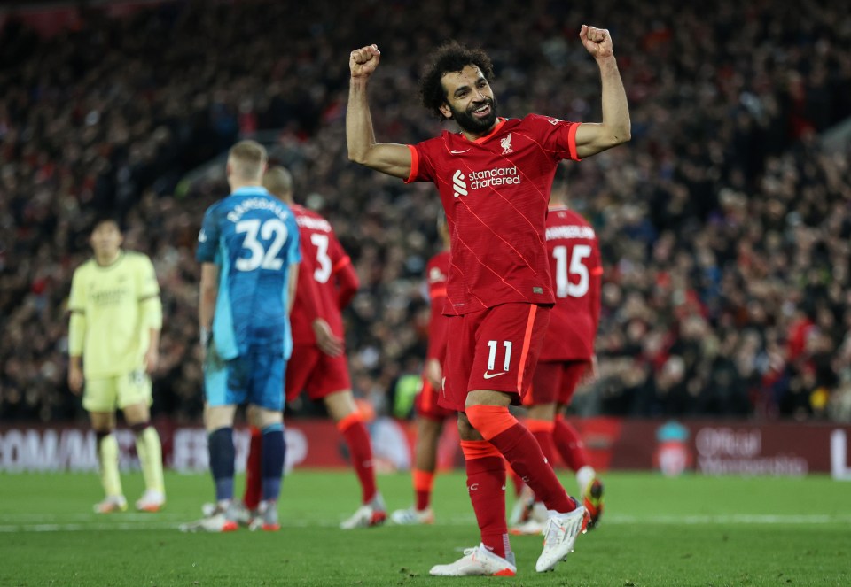 Salah also got his customary goal
