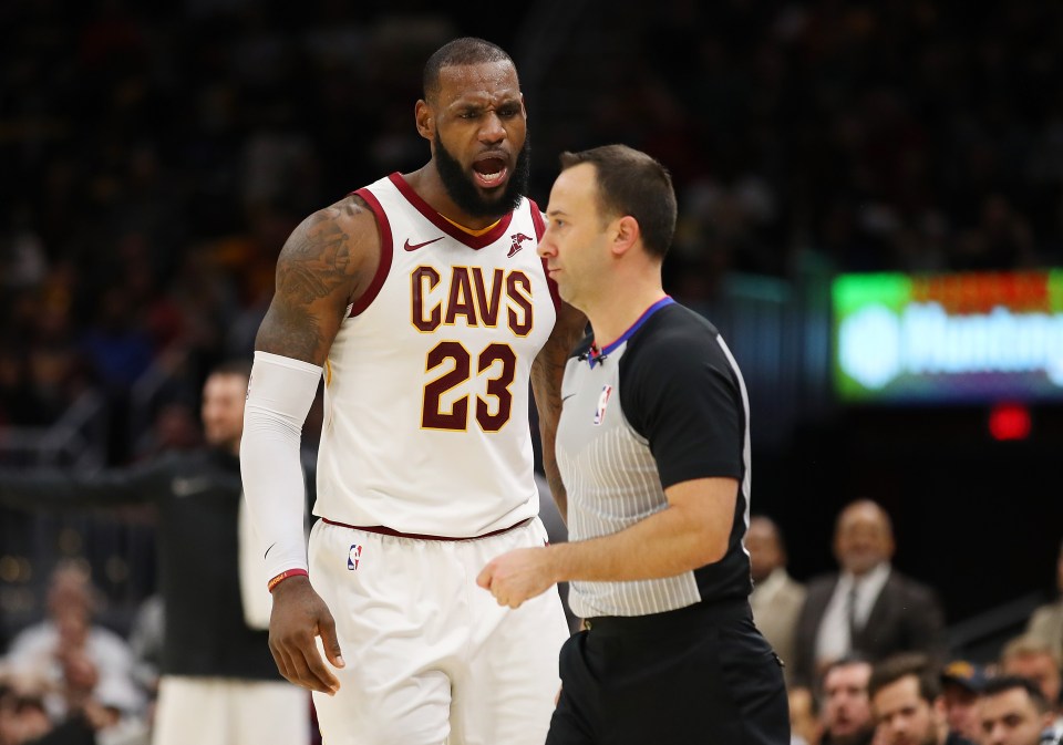 LeBrone's only other career ejection came when he played for the Cavs
